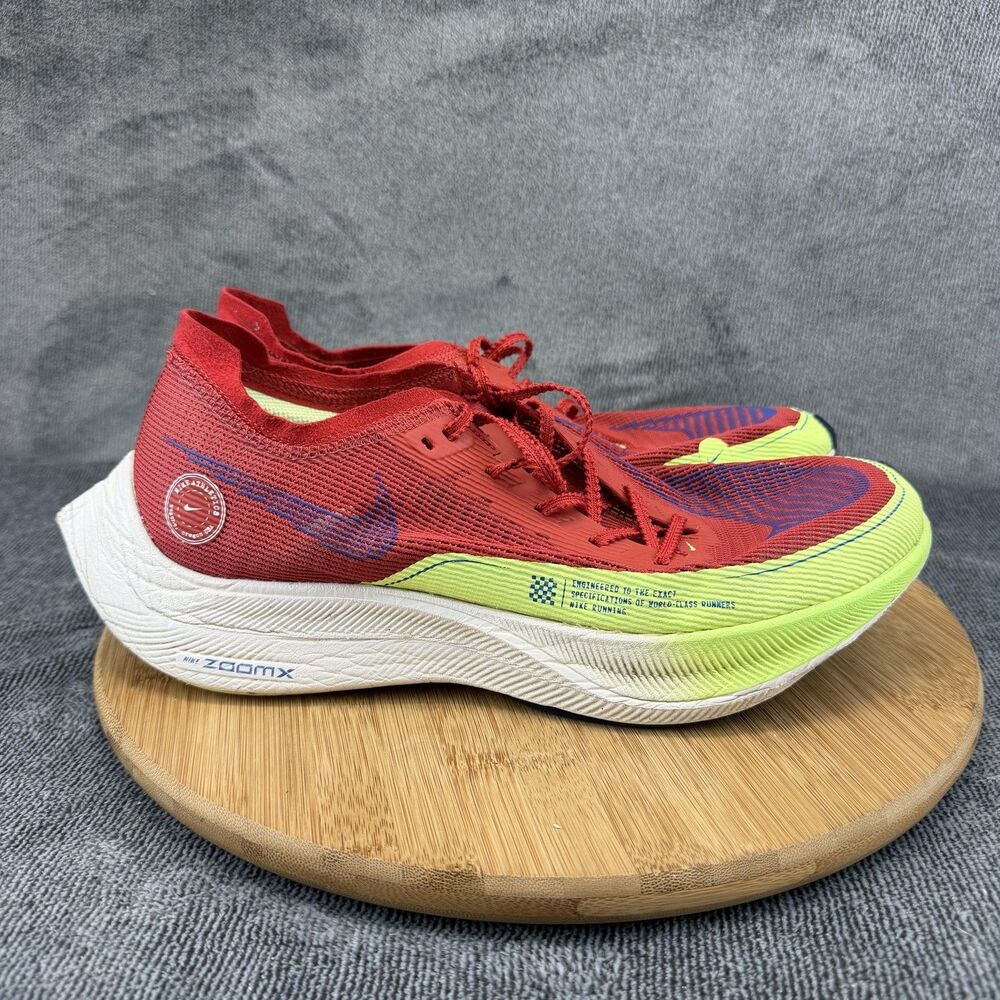 Nike ZoomX Vaporfly Next% 2 Shoes Mens Size 10.5 Red Running Sneakers DX3371-600